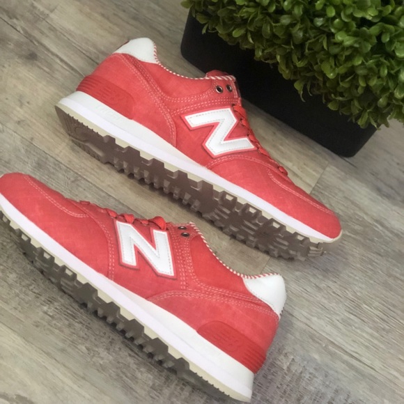 New Balance 574 Chambray Beach Coral NEW Sneakers - Picture 6 of 8